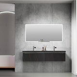 Wholesale Modern Wall Mounted plywood LED mirror bathroom cabinets low price