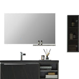 Wholesale Modern Wall Mounted plywood LED mirror bathroom cabinets low price