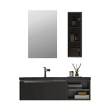 Wholesale Modern Wall Mounted plywood LED mirror bathroom cabinets low price