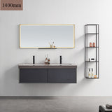 Modern Bathroom Furniture Sets 60 Inch High Quality Supplier Bathroom Vanity Solid Wood Bathroom Wash Basin Factory Lavabo with mirror cabinet