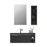 Wholesale Modern Wall Mounted plywood LED mirror bathroom cabinets low price