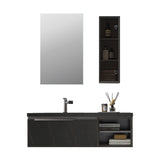 Wholesale Modern Wall Mounted plywood LED mirror bathroom cabinets low price