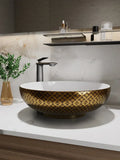 QUEENSWOOD Bathroom rotundity washbasin Hotel Washroom Countertop Sink Personalized household Hand Wash Pool Art Basin